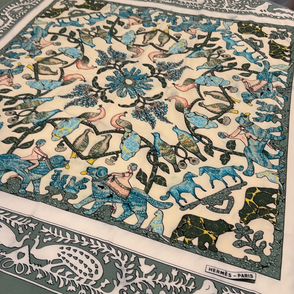 100% authentic, Hermes tablecloth